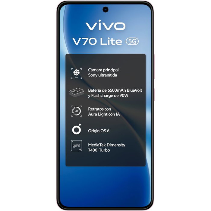 Vivo V70 Lite 5G 6GB/256GB 6.77 120Hz Azul